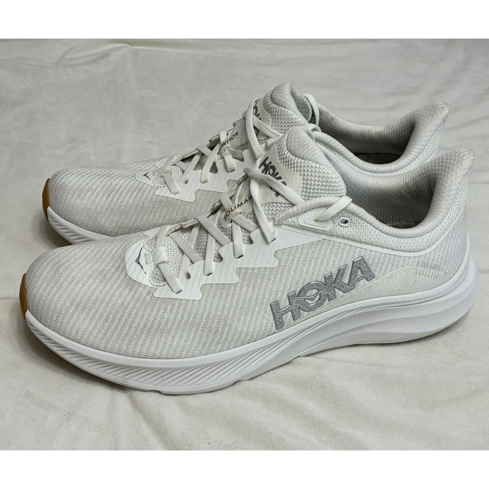 Hoka Solimar 2 Mens Size 14 D Wide Gray Mesh Running Sneaker 1177330 STBY